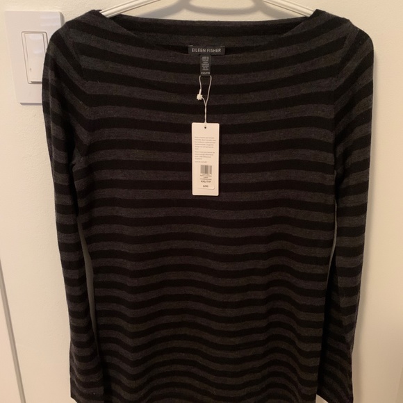 NWT Eileen Fisher PP Merino Wool Sweater - Picture 1 of 6